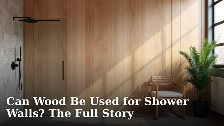 Can Wood Be Used for Shower Walls? The Full Story