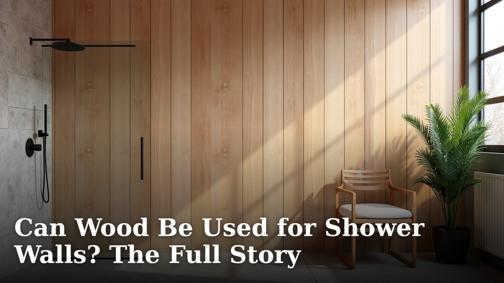 Can Wood Be Used for Shower Walls? The Full Story