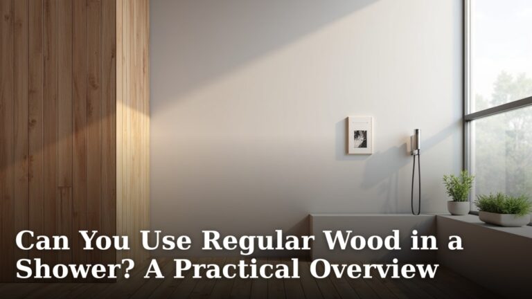 Can You Use Regular Wood in a Shower? A Practical Overview