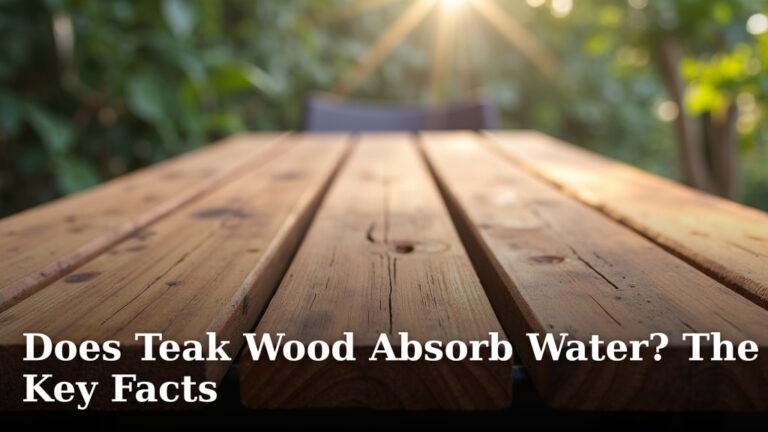 Does Teak Wood Absorb Water? The Key Facts