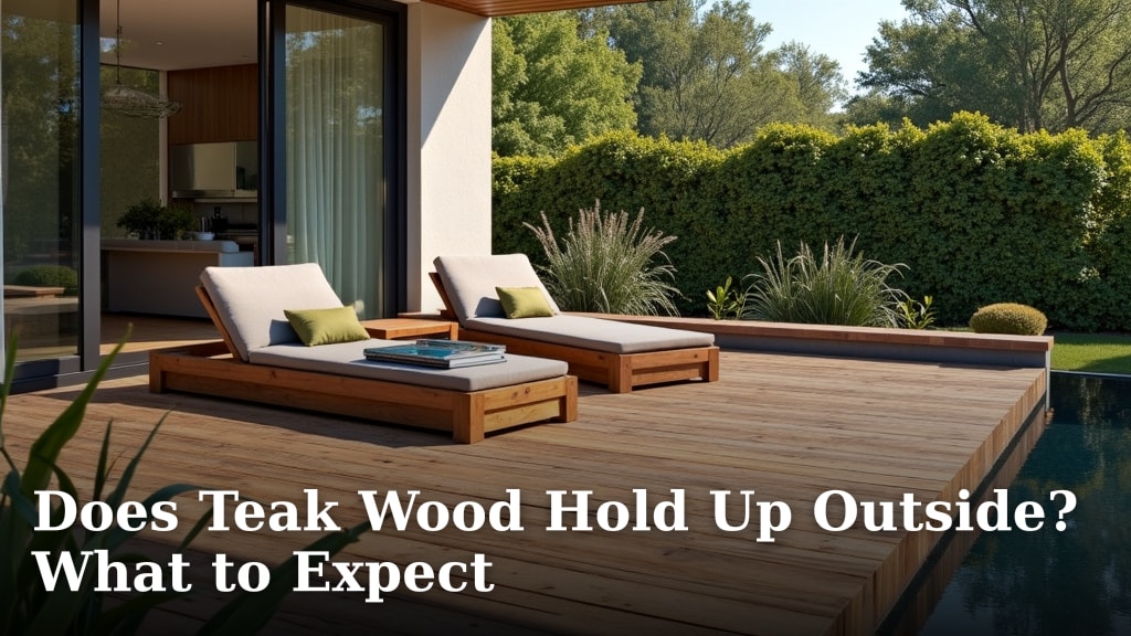 Does Teak Wood Hold Up Outside? What to Expect