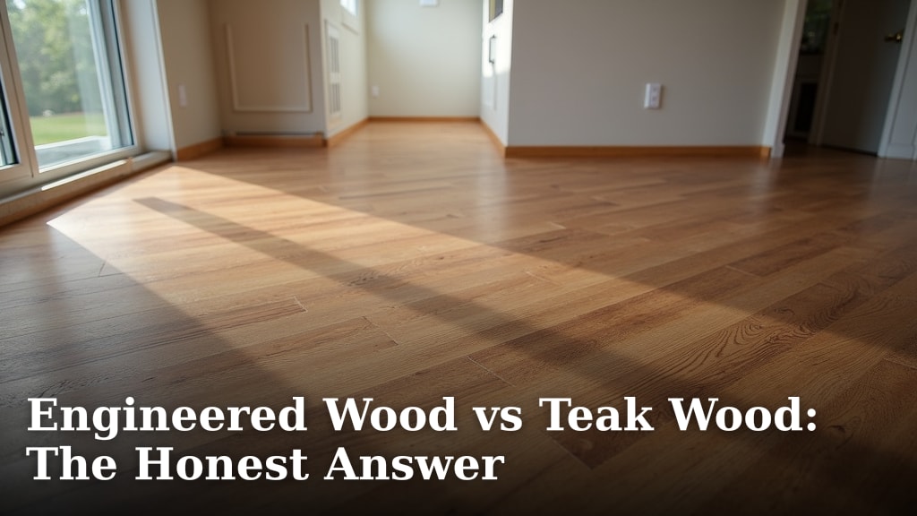 Engineered Wood vs Teak Wood: The Honest Answer