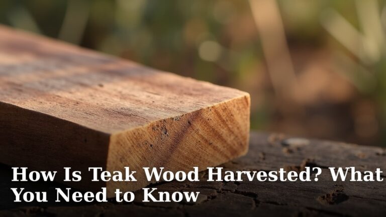 How Is Teak Wood Harvested? What You Need to Know