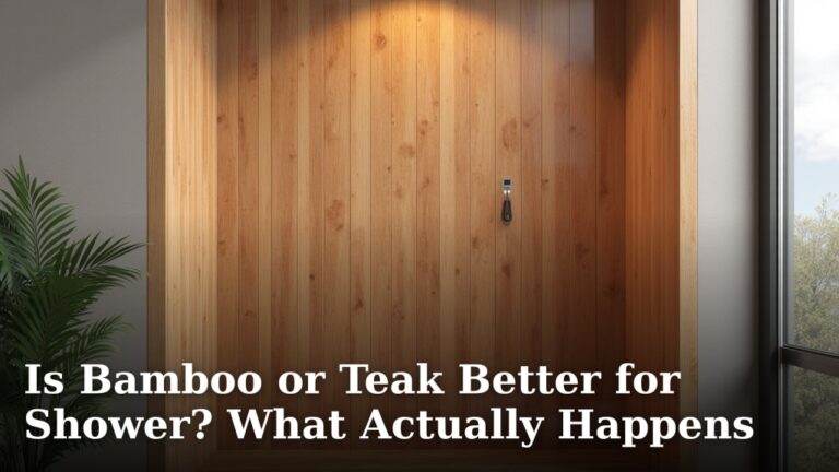 Is Bamboo or Teak Better for Shower? What Actually Happens