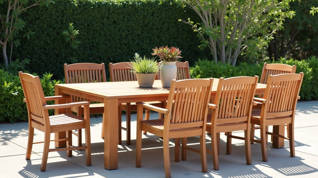 Why Teak Stands Out for Your Patio Furniture