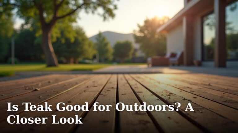Is Teak Good for Outdoors? A Closer Look