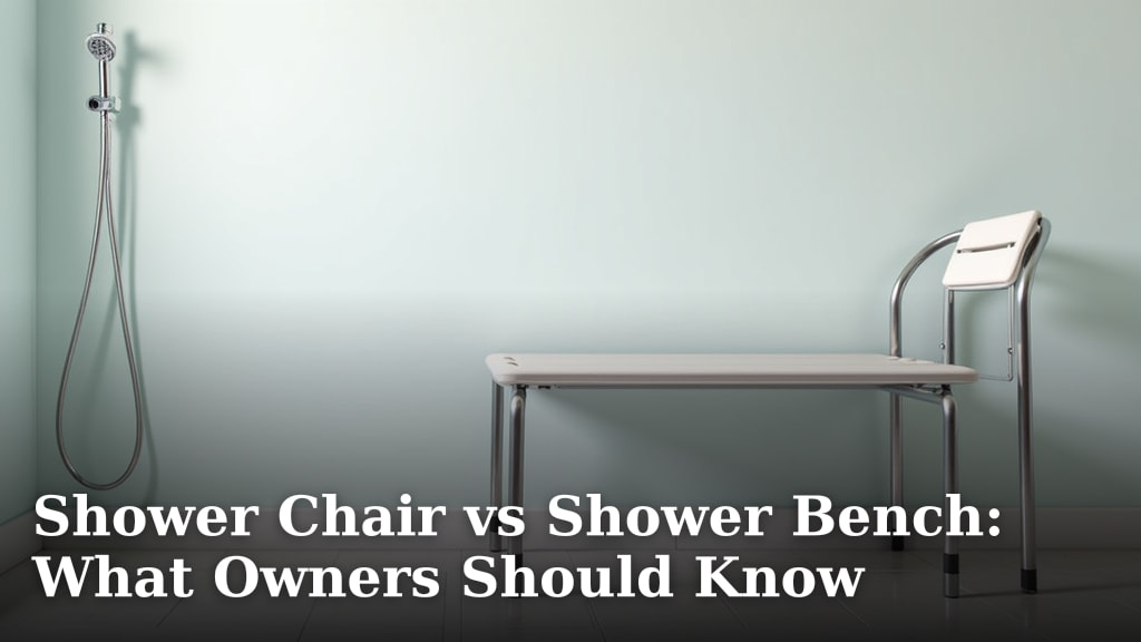 Shower Chair vs Shower Bench: What Owners Should Know