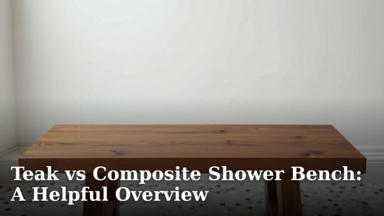 Teak vs Composite Shower Bench: A Helpful Overview