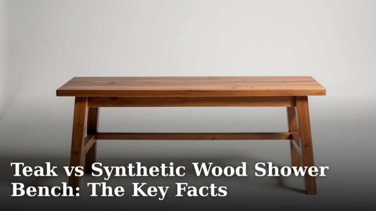 Teak vs Synthetic Wood Shower Bench: The Key Facts