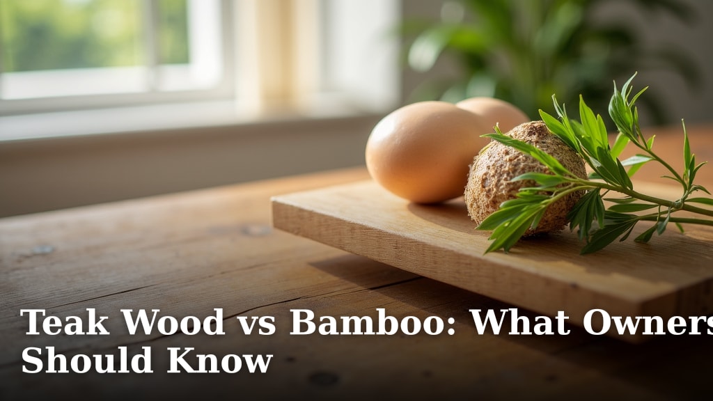 Teak Wood vs Bamboo: What Owners Should Know