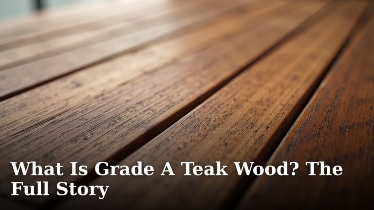 What Is Grade A Teak Wood? The Full Story