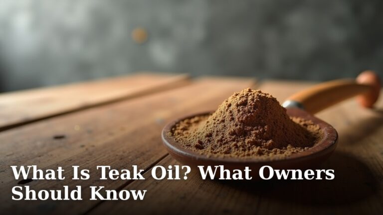What Is Teak Oil? What Owners Should Know
